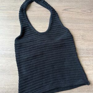 DISSH Black Knit Tank Top
